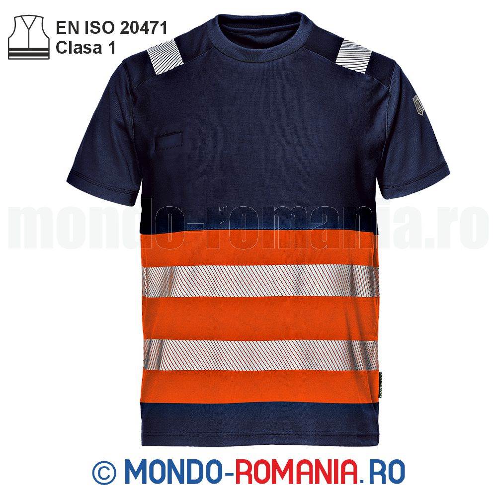 Tricou reflectorizant  - CONTRAST orange